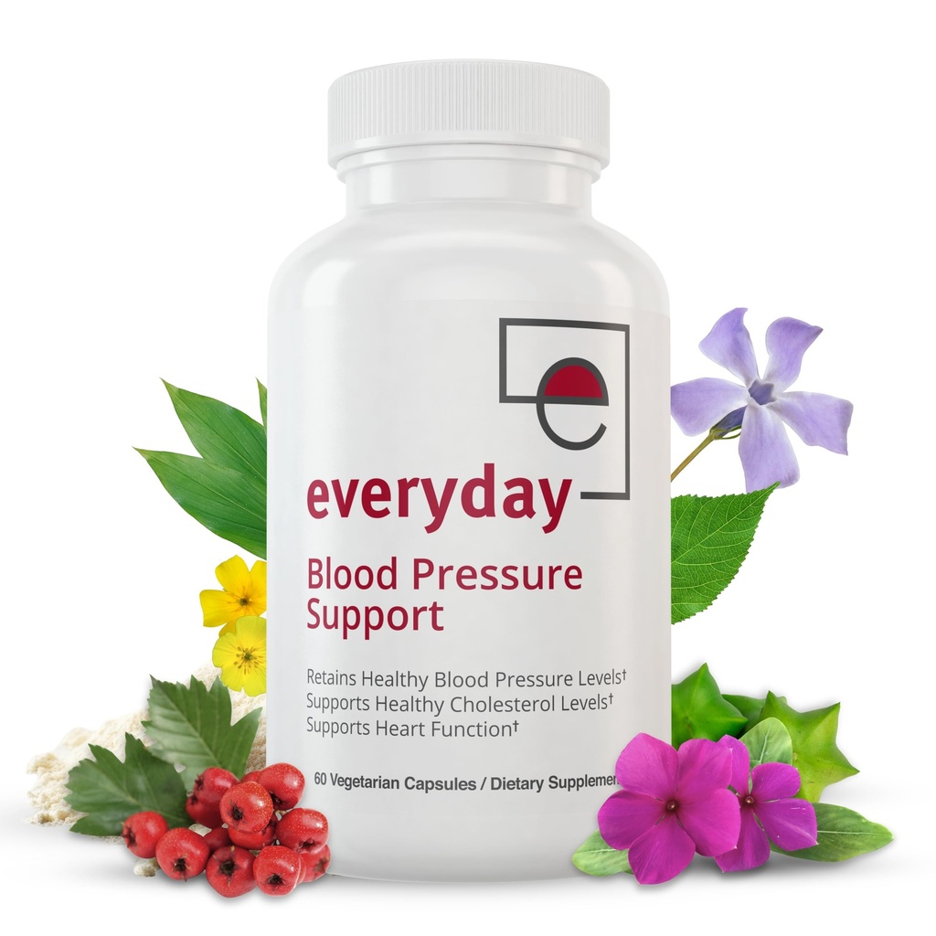 Každý deň podpora krvného tlaku a hypertenzia doplnok - Hawthorn Berry, Arjuna, horčík, a Rauwolfia pre zdravie srdca, cirkulácia, a Cholesterol podpora (30 dní dodávky, 60 kapsúl)