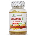 Vitamín E Gummies 268mg, Delicious, Vegan, Non-GMO, dospelý Gummy doplnky, Immune, Skin & Eye Support, 60 Počet