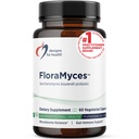 Designs for Health FloraMyces 500mg Saccharomyces Boulardii Probiotic - Gut Health Supplements - Police Stabilné trávne probiotiká pre GI Health - Dairy-Free, Vegan Probiotic (60 kapsúl)