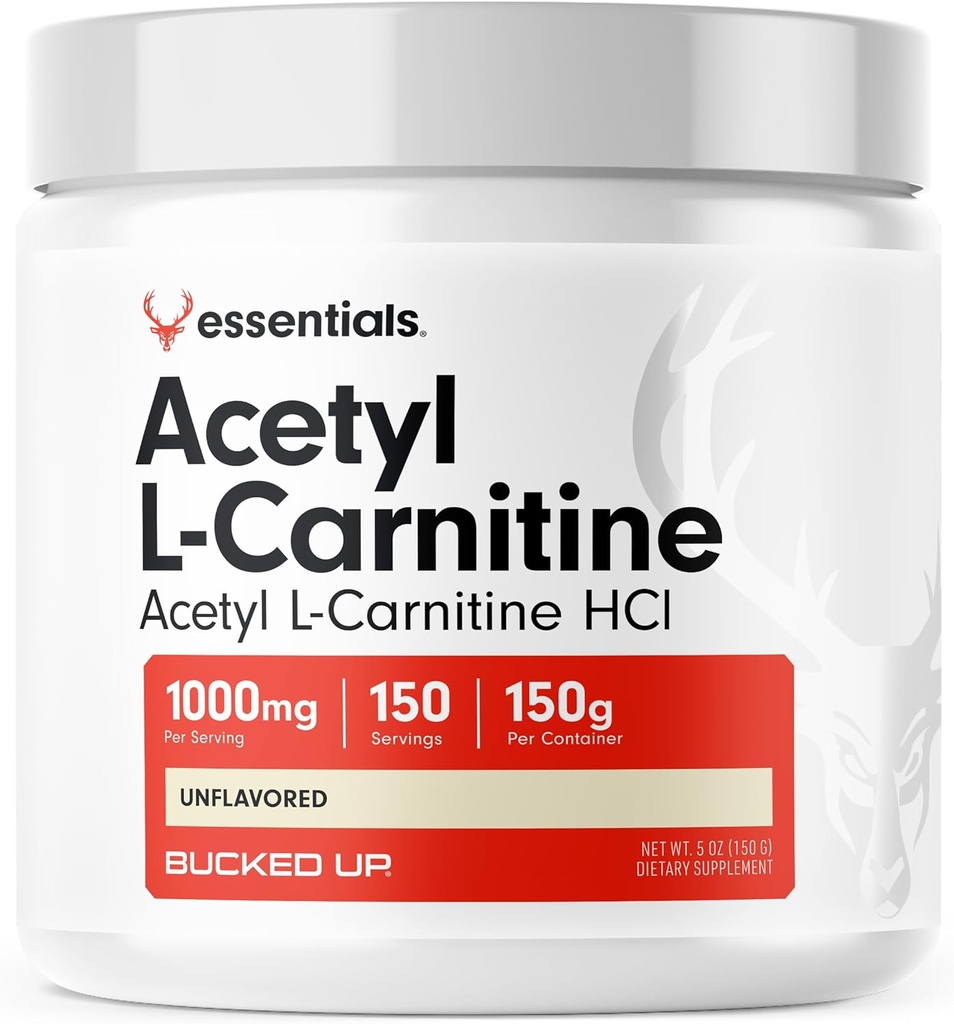 Acetyl L-karnitín 1000mg prášok, Essentials (150 Servings, 150g na kontajner)