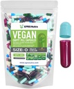 XPRS Nutra Veľkosť 0 Prázdne Kapsule - 100 Počet prázdnych Vegánskych Kapsule - Vegetariánske tabletky - DIY Rastlinné Kapsule Plnenie- Veggie Pill Caps pre Do-It-Tvoje vlastné doplnky (viac farieb)