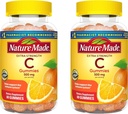 Príroda Vyrobené Extra sila Dávkovanie Vitamín C 500 mg na obsluhu, Dietary Supplement for Immune Support, 60 Gumies, 30 Day Supply (Pack of 2)