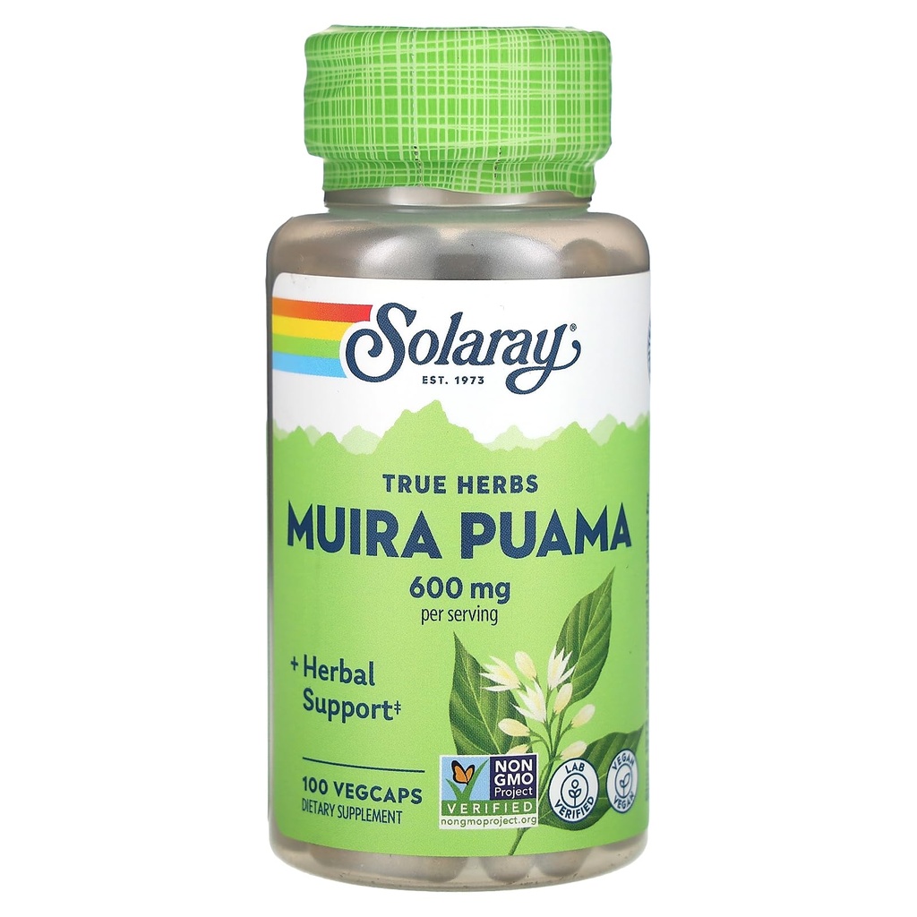 SOLARAY Muira Puama - 300 mg - 100 kapsúl