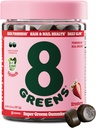 8 Zelené Supergreeny Beauty Gummies s kolagénom & Biotin 