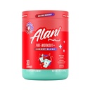 Alani Nu Pre Workout+ Powder Cherry Slush, Extra Boost, bez cukru, 300 mg kofeínu, L-Theanine, Beta-Alanine, Citrulín, 30 Servírovanie