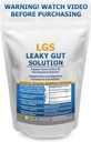 Leaky Gut Opravy w/L glutamín a prebiotiká- Gut obnoviť, Leay Gut zdravie prášok- Deaky Gut opravy Doplnky pre IBS, Tráviace obnovenie a Gut Lining podpora- Zahŕňa Guthealth Assist Book