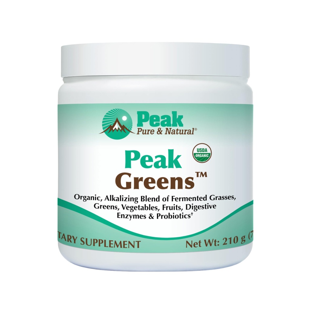 Peak Pure & Natural Peak Greens Podpora pH Balance and Alkalicity 