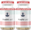 IBDassistTM Hashi Pomoc štítnej žľazy Podpora pre ženy a mužov - Dodatok k štítnej žľaze pre Hashimoto choroba a hypotyreóza* - s Ashwagandha, Selenium, zinok, esenciálne vitamíny a viac - 30 kapsúl (2 balenia)