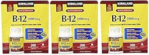 Kirkland Pozpfa Sublingválne B-12 5,000 μg, 300 tabliet (3 balenia)