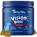 Zesty Paws Eye Supplement for Psy - Vision Support with Antioxidants & Omega 3 Mastné kyseliny - 90 Žuvačky