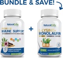 Natural Cure Labs Bundle: Imunitná podpora + L-lyzín + Monolaurin
