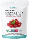USDA Cranberry Powder Organic Certified - Organic Cranberry Juice Concentration Support Urinary Tract Health for Women & Men - Pure Berry Concentration Vegan Non-GMO & Filler Free (200 Servings)