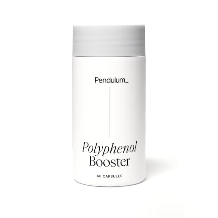 Pendulum Polyfenol Booster, Antioxidant zo superpotravín, Prospešné rastlinné zlúčeniny pre dobré zdravie, Pomáha Boost Akkermansia Muciniphila pre mužov a ženy (60 Kapsule, 1-Pack)