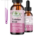 Valeriána Root kvapky na spánok - Organické Valeriána Root Tinktúra extrakt 3000mg - pre Relaxáciu a pokoj - 1 FL OZ, 30 Služieb