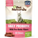 Pet Naturals Daily Probiotic pre mačky, 30 Žuvačky - Tráviace a imunitnej podpory doplnok pre mačky