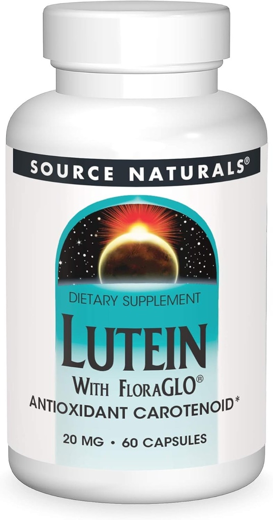 Zdroj Naturals Lutein s FloraGLO 20 mg Antioxidant Carotenoid - 60 kapsúl
