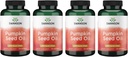 Swanson Pumpkin Seed Oil - High Biodostupné EFAs - (100 Softgel kapsuly, 1000mg Každý) 4 balenia