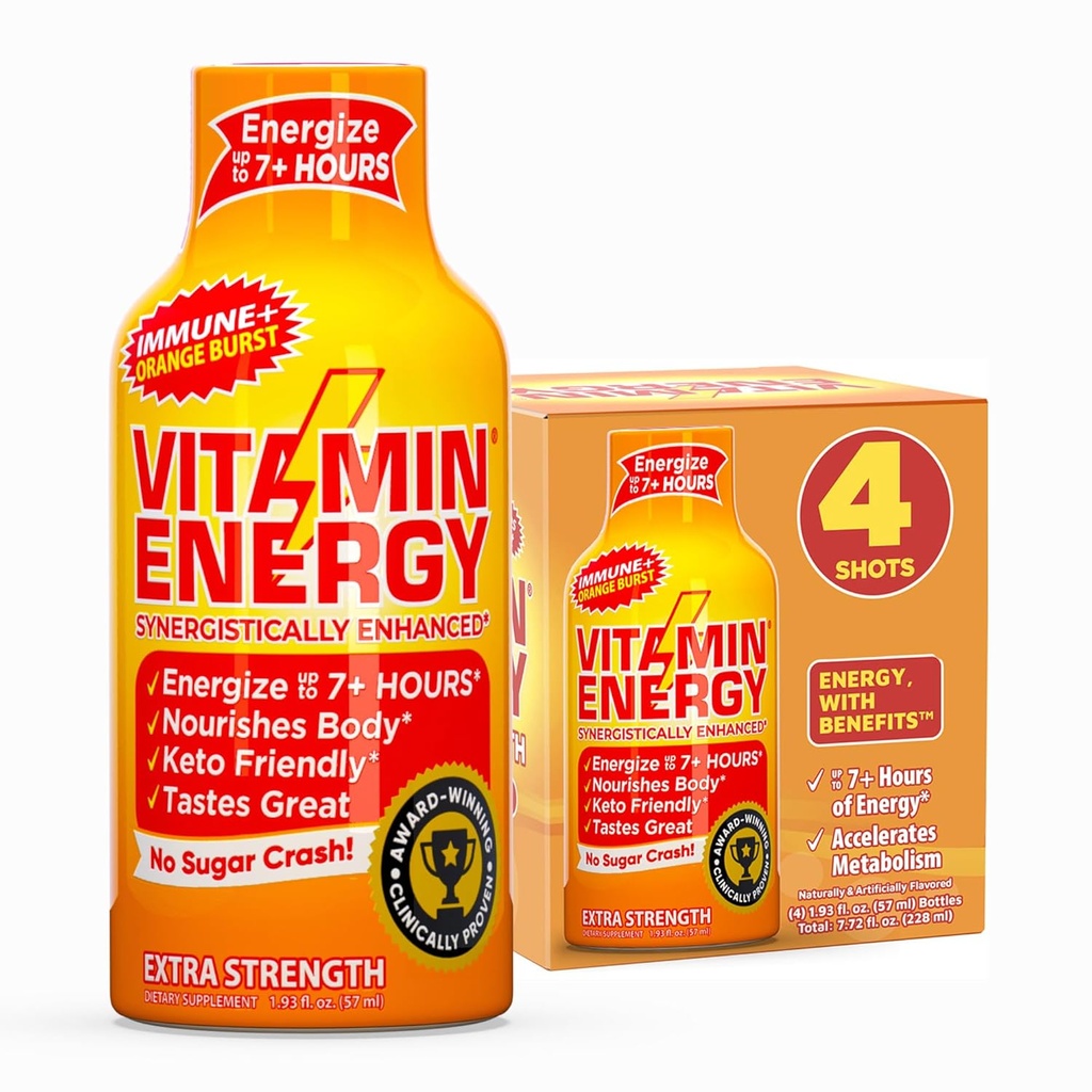 Vitamín Energy Immune+ Extra Strength Energy Shot 