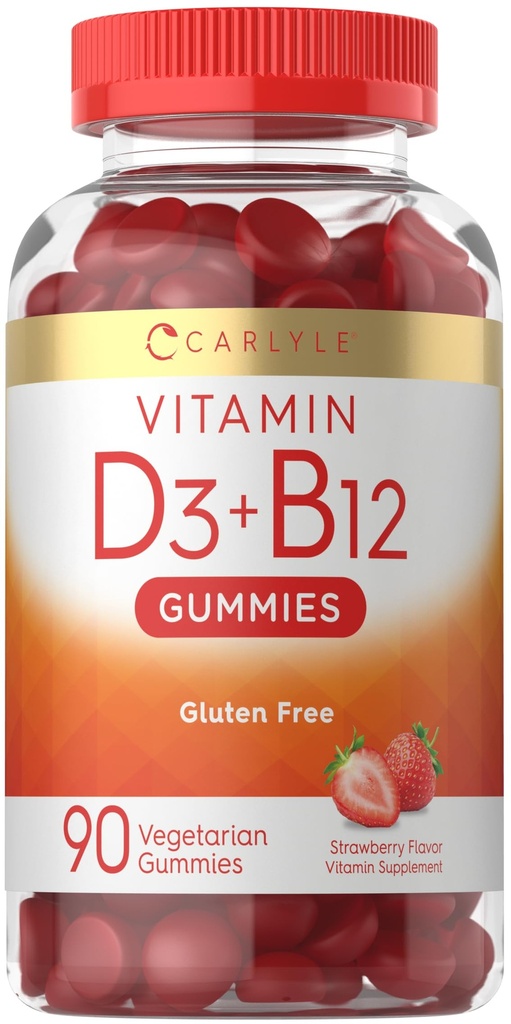 Carlyle Vitamín D3 + B12 Komplex Gummies 