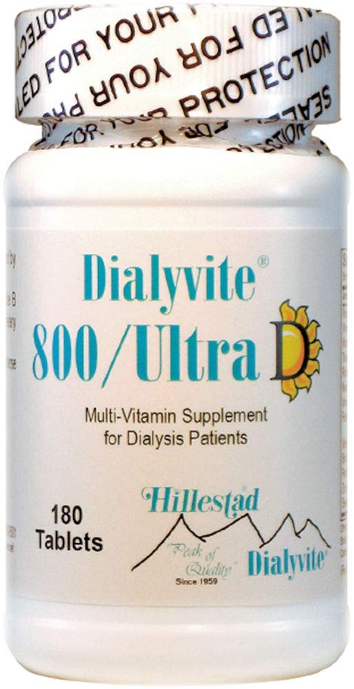 Dialyvite 800 Ultra D Multi- Vitamin hodnota fľaša - 180 tabliet