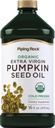 Piping Rock Pumpkin Seed Oil Organic Cold Pressed 