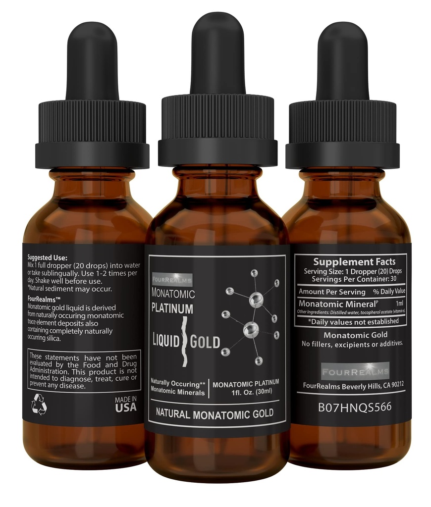 Jednoatómový ORMUS - monoatomic Platinum, Monatomic Orme 1oz