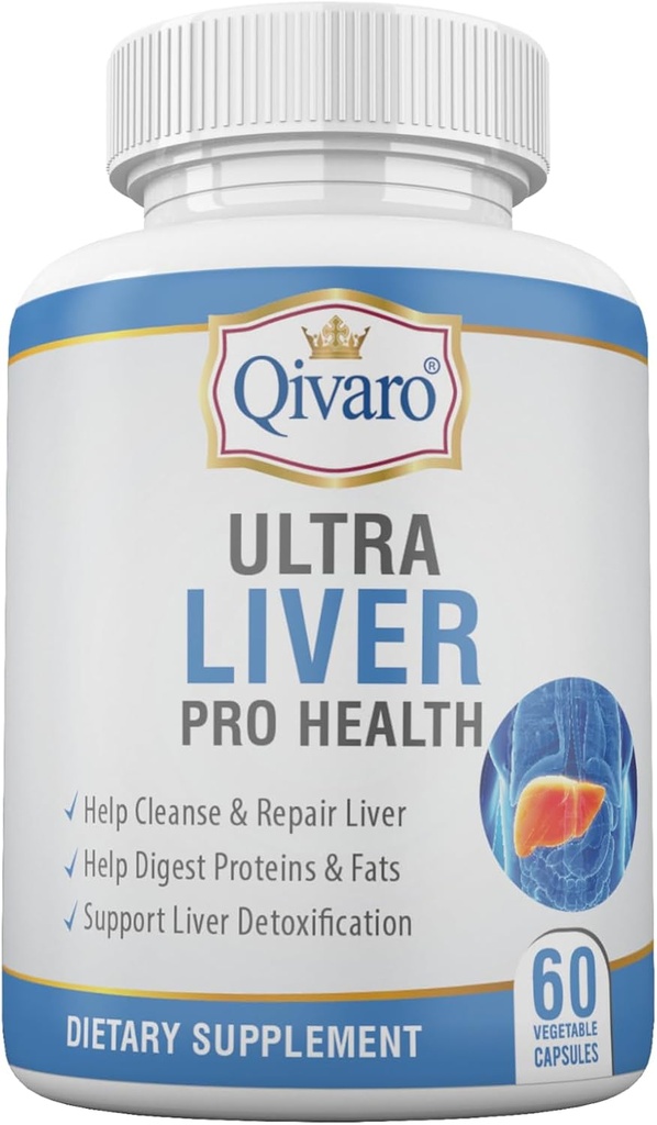 Ultra Pečeň Pro zdravie - Pečeň Zdravie podpora doplnok s mliekom bodliakové semená, Artičoky extrakt a púpava Leaf Extract - Antioxidant a podpora detoxikácie - 60 Rastlinné kapsule