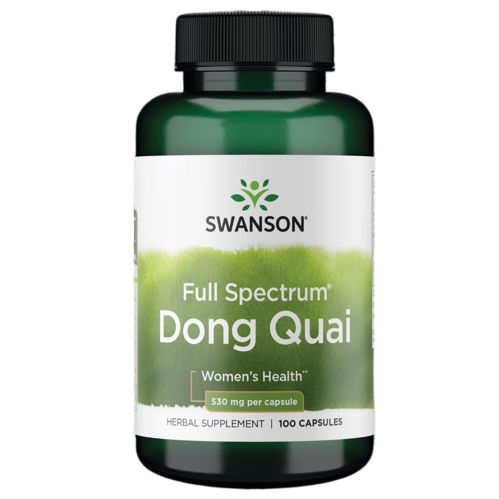 Swanson Dong Quai 530 Milligrams 100 kapsúl