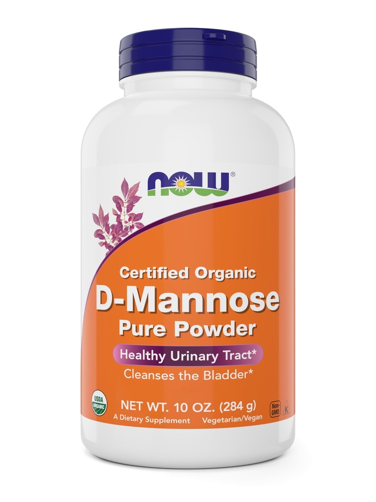 TERAZ Foods Pure, Organic D-Mannose 10 oz Powder - Čistenie močového mechúra a močového traktu Tract Health Supplement - Non-GMO - Vegan Friendly - 2000mg / 2 Grams per Serving