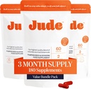 Jude Bladder Control Tablety, Denné Doplnky, Redukovať netesnosti, Relief Need-to-Go Urgent, Zlepšenie spánku, Overactive Bladder Tablety, 180 Kapsule