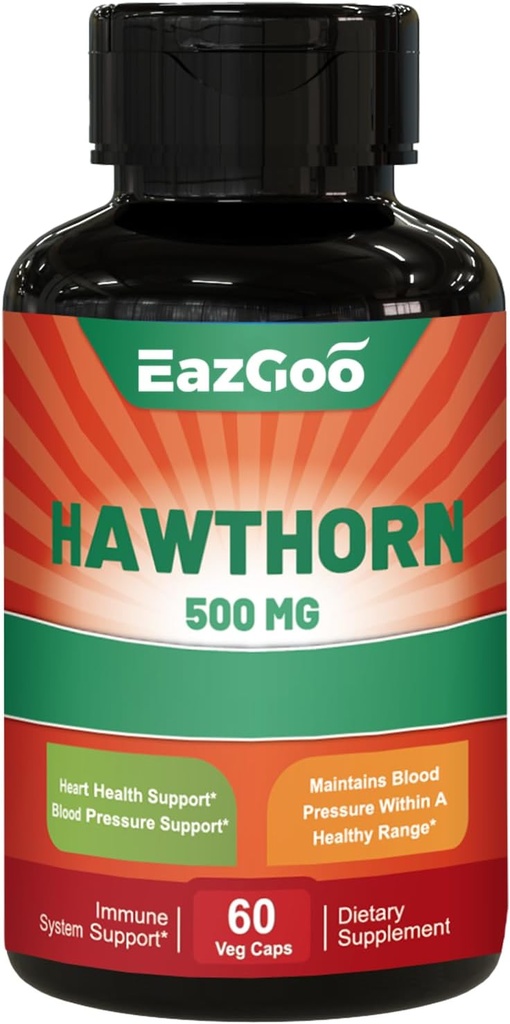 Hawthorn Berry Kapsule-antioxidant, Circulation Support-Hawthorne Supplement- 60 Kapsule Vegan, non-GMO