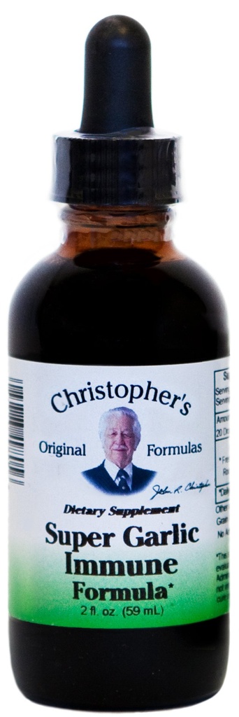 Dr. CHRISTOPHER'S, lieči Super Cesnak immune - 2 oz