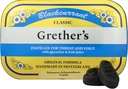 GRETER'S Pastilles Classic Blackcurrant Natural Remedy Dry Mouth Relief - Upokojujúce Hrdlo a zdravý hlas - Long-Lasting Flavor, Darček pre spievajúce - 1-Pack - 3.75 oz.
