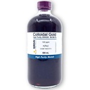 Pravé koloidné zlato (100 ppm) - 99,99+% Čistota - 500 ml (16,9 Fl Oz) v priehľadnej sklenenej fľaši