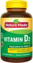 Nature Made Vitamin D3 25 μg, 650 Softgels