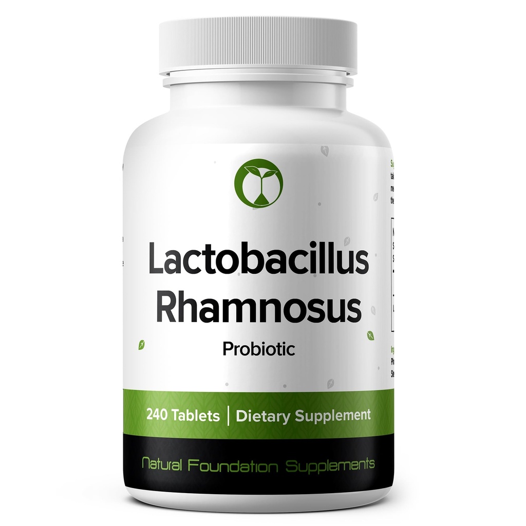 Lactobacillus Rhamnosus Probiotic Supplement 240 Tablety 3 Milión CFU Probiotiká pre mužov a ženy podporujú Intestinálne trávenie a zdravie Gut (240, Lactobacillus Rhamnosus)