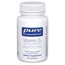 Pure Encapsulations Vitamín D3 10 mcg (400 IU)