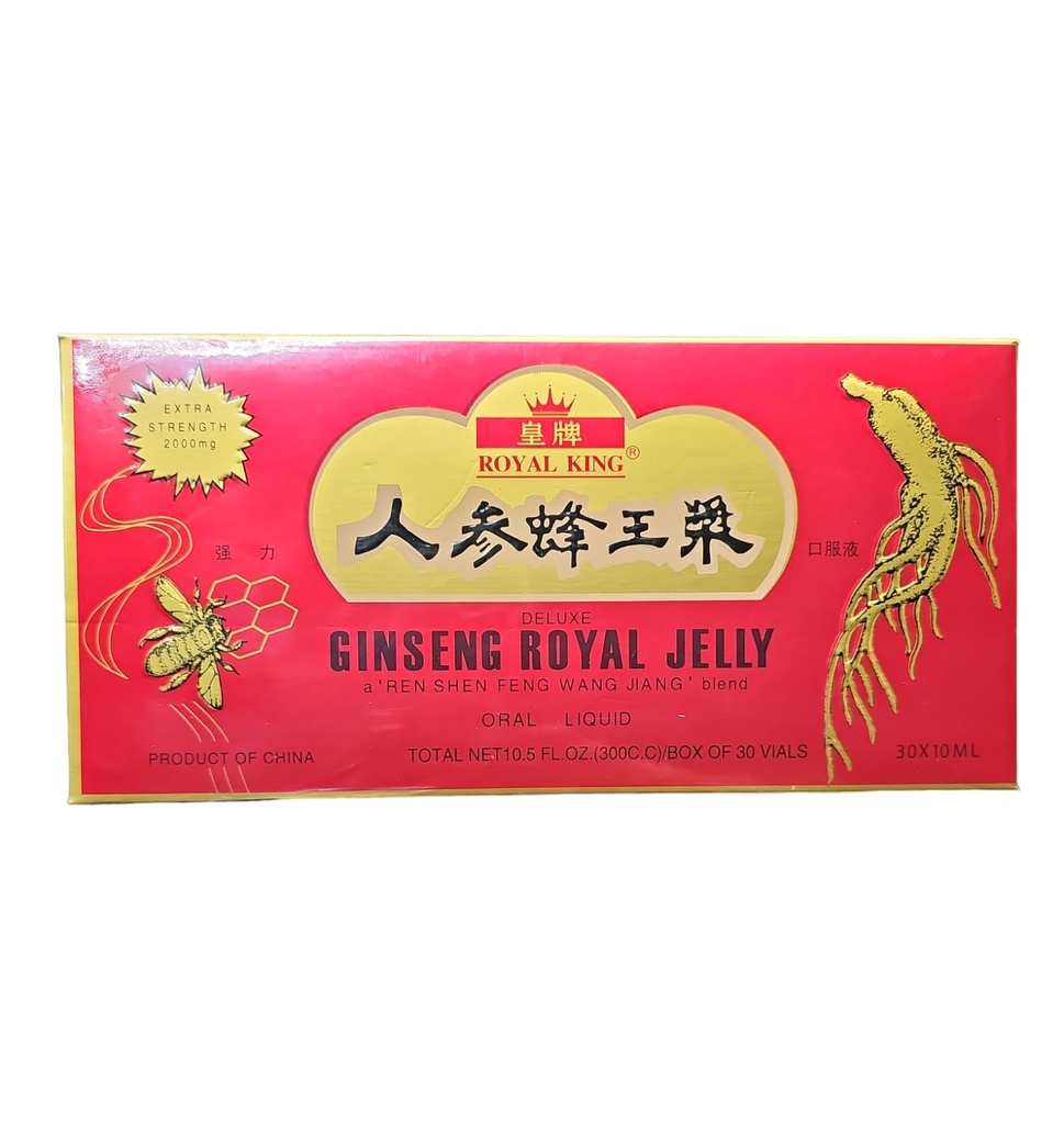 Royal King Deluxe Ginseng Royal Jelly Orálna tekutina 60 injekčných liekoviek