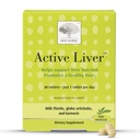 NEW NORDIC Active Liver 30-dňová zásoba, denné suplementácia pečene, mliečne bodliak, Artičok a kurkuma, 30 tabliet (dávka 1)