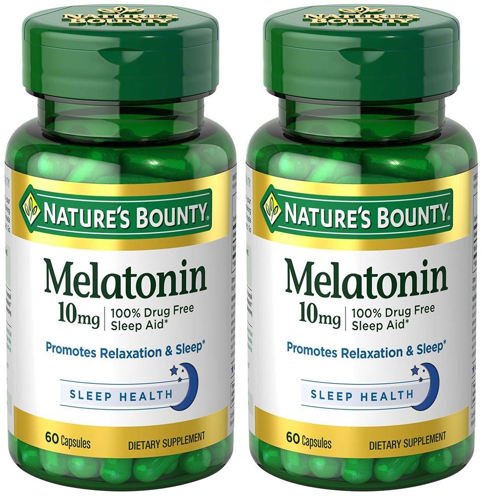 Melatonín 10 mg, 2 fľaše (60 počet)