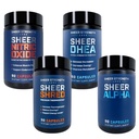 Pevný Ultimate Stack - DHEA doplnok pre mužov DHEA 100mg a oxidu dusnatého Supplement & Sheer Shred & Sheer Alpha