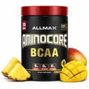 ALMMAX Nutrition AMINOCORE BCAA Powder, 8.18 Grams of Amino Acids, Intra and Post Workout Recovery Drink, Gluten Free, Ananás Mango, 315 g