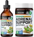 BIO KRAUTER Adrenal Support 60 Gummies & Adrenal Support Tinture 4 Fl. Oz.