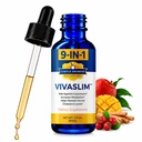 Jednoduchý sľub VivaSlim - Liquid Supplement with Maca Root, Rhodiola Rosea & African Mango - podporuje metabolizmus, kontrolu a riadenie hmotnosti - 2 fl oz