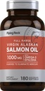 Piping Rock Wild Aljašský losos rybí olej 1000mg 