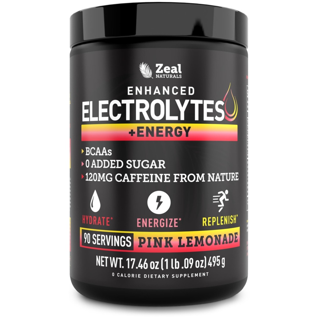 Pre-Workout Electrolyte + Energy Powder Drink Mix (90 Slúžky 