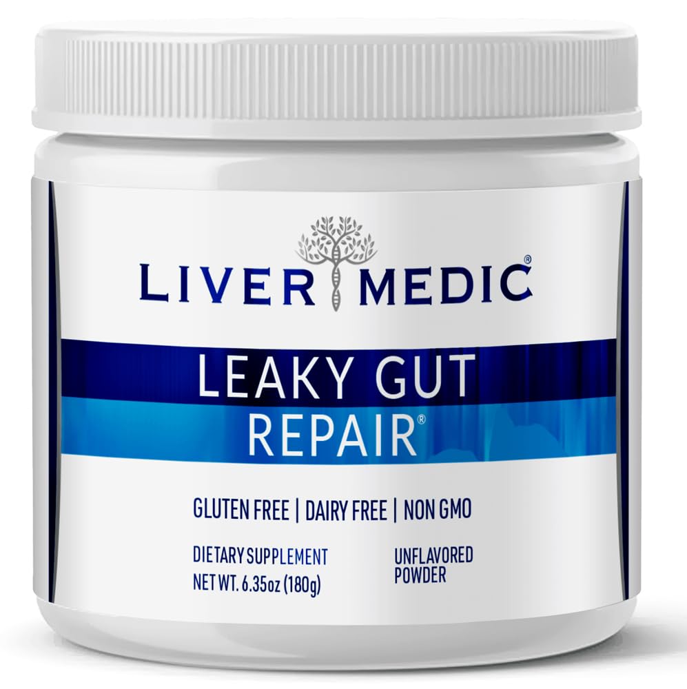 Leaky Gut Repair Gut Health Support Powder Glutamín Slippery Elm od IBS Úľava pri pálení záhy Bloating to Soothe Žalúdok pre ženy a mužov Kapsule (Nechutné) 180g