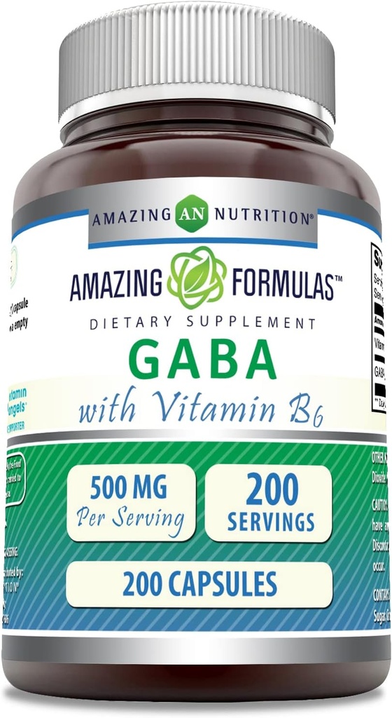 Amazing Formulas GABA s vitamínom B6 Supplement 