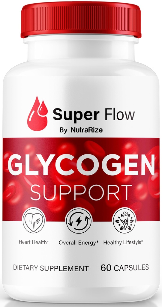 NutraRize Super Flow Glycogen, SuperFlow Glycogen Support Kapsule, Super Flow Glyco Optimizer, Oficiálne SuperFlow Glyco Optimiser Caps, Super Flow Detox Cleanse, Super Flow Glycol (60 Kapsule)