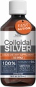 Koloidné striebro Tekutina 16 fl oz 30 PPM - Bioaktívna hydrosol Strieborná voda - Prírodná imúnna podpora Nano Sol Supplement Riešenie - Iónové minerály - Organická štruktúra Striebro